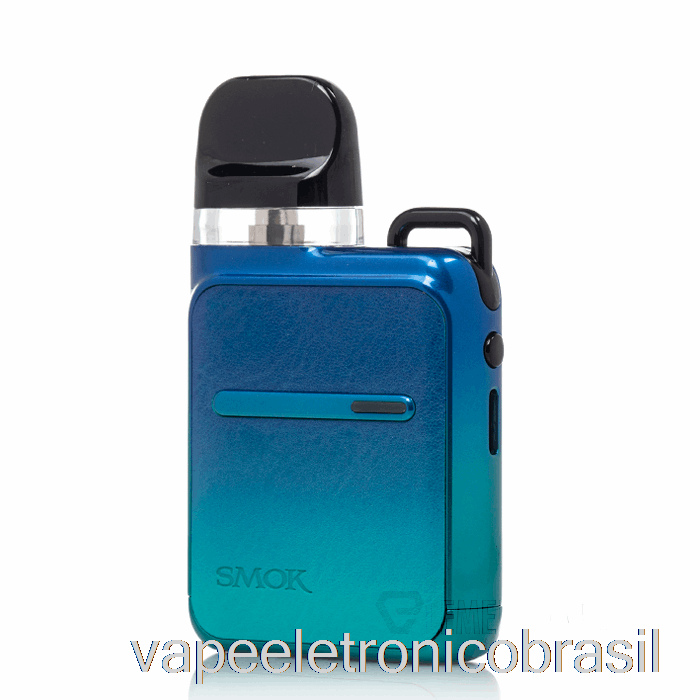 Vape Recarregável Smok Novo Master Box 30w Pod System Azul Ciano